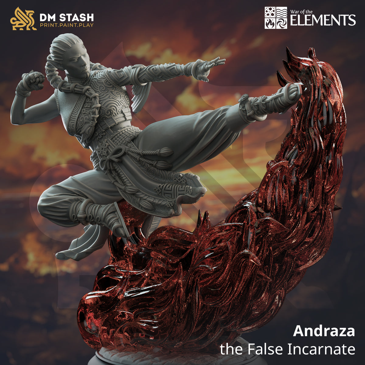 Andraza The False Incarnate 3D-printed model