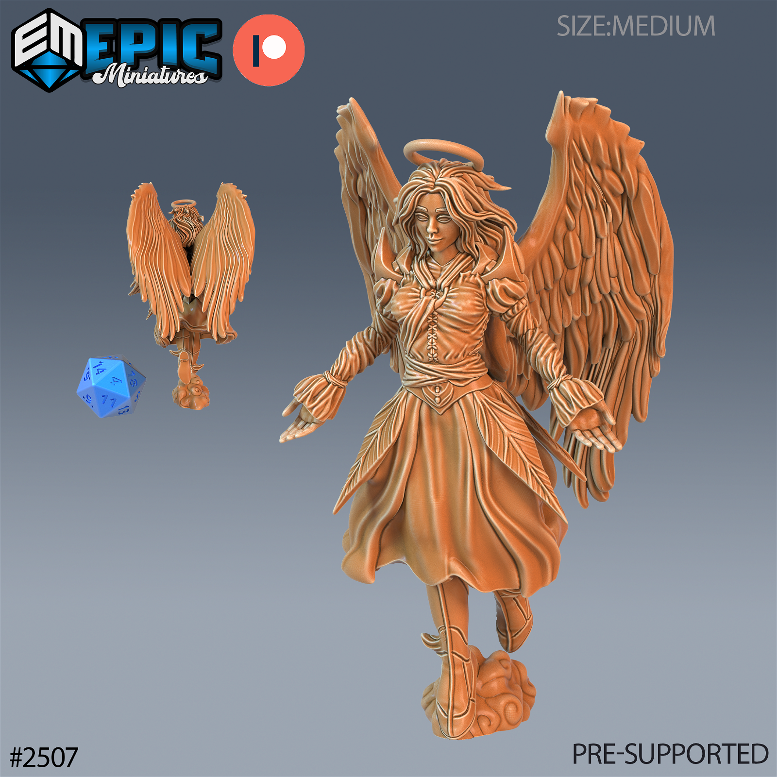 Angel Female - The Printable Dragon