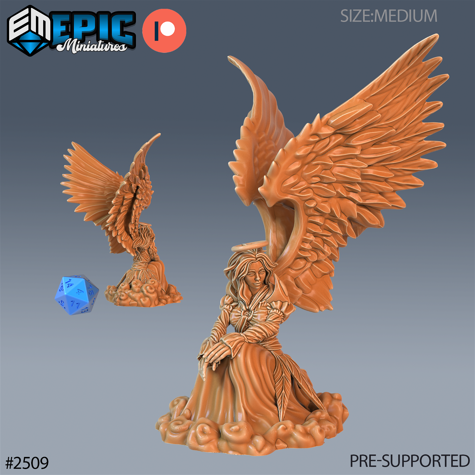 Angel Female - The Printable Dragon