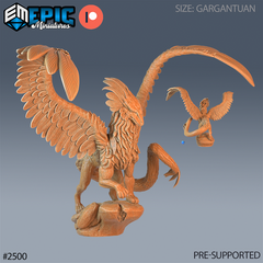 Angelic Dragon 3D-printed model