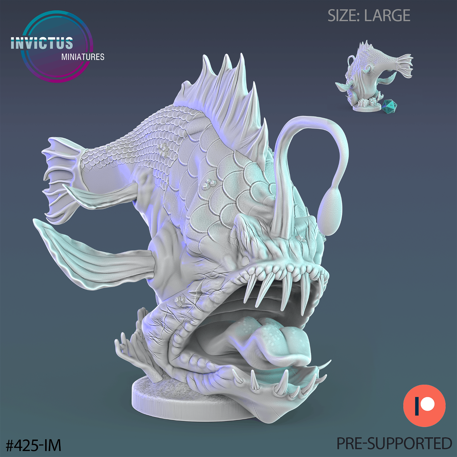 Angler Fish - The Printable Dragon