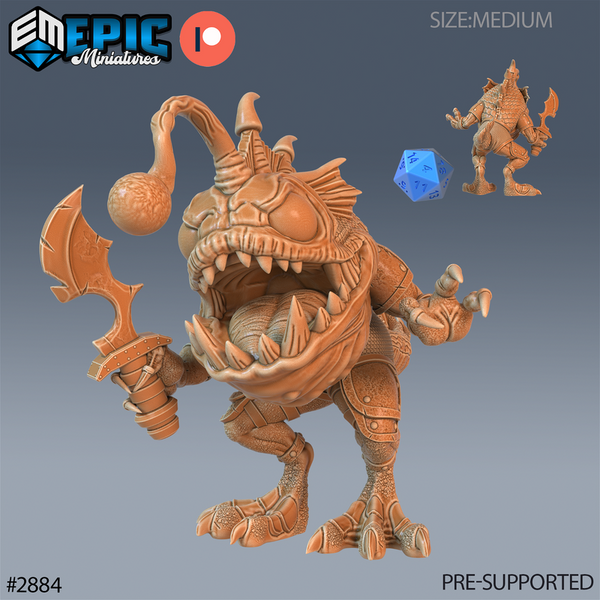 Anglerfish Folk 3D-printed model