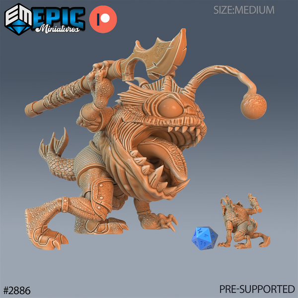 Anglerfish Folk 3D-printed model
