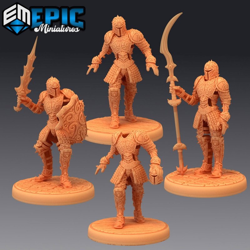 Animated Armor 3D-printed model