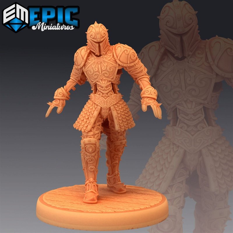 Animated Armor 3D-printed model