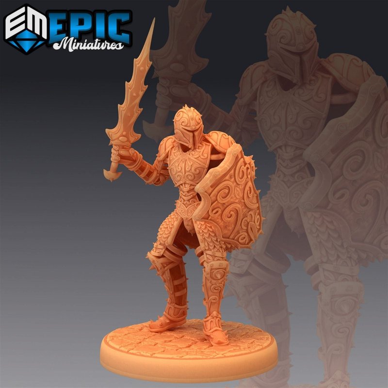 Animated Armor 3D-printed model
