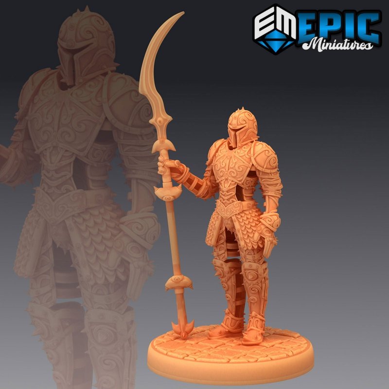 Animated Armor 3D-printed model