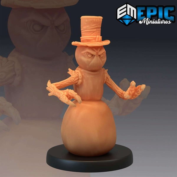 Animated Snowman 3D-printed model