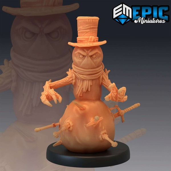 Animated Snowman 3D-printed model