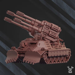 Anti-aircraft cannon "Ural Lynx" UL-87 3D-printed model