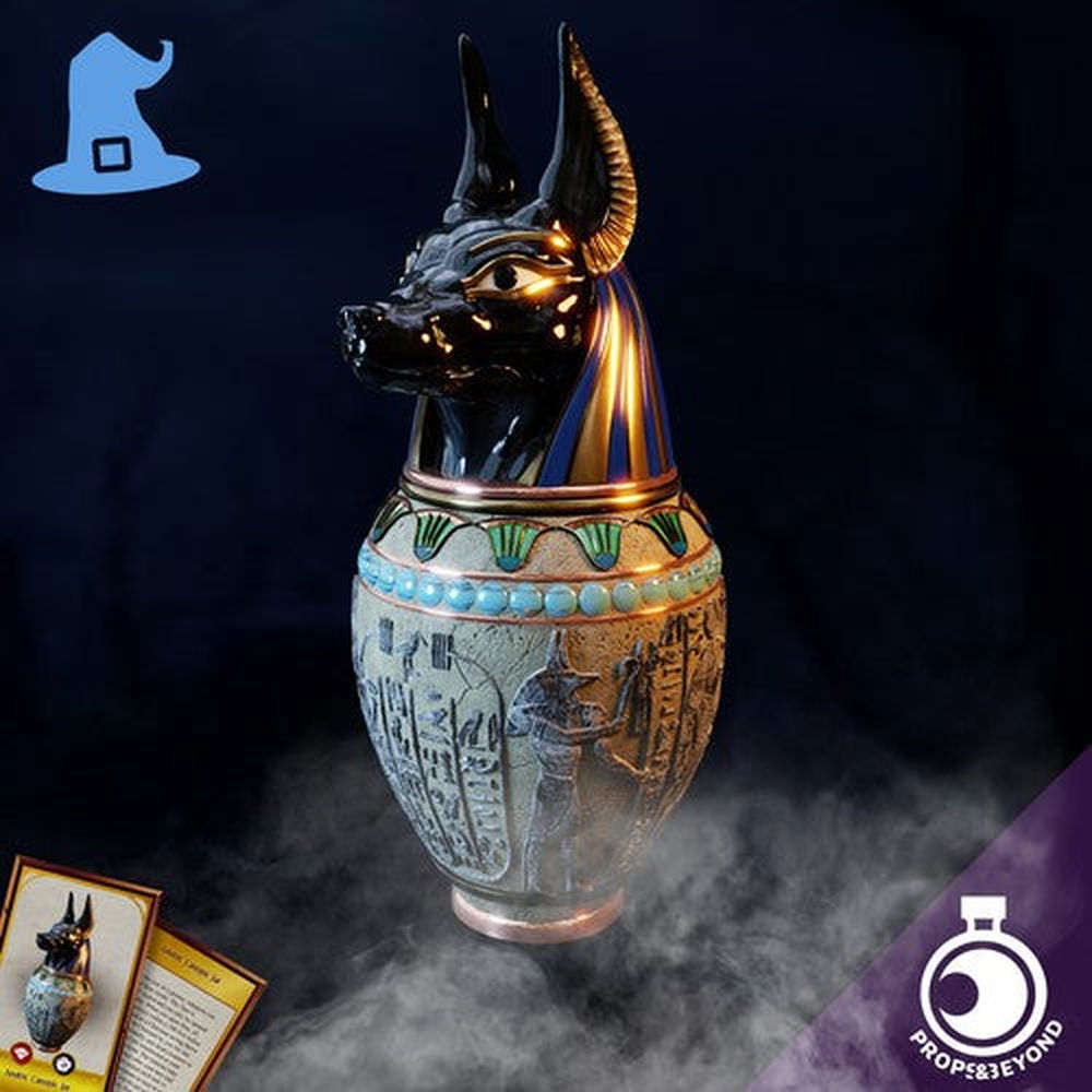 Anubis Canopic Jar - The Printable Dragon