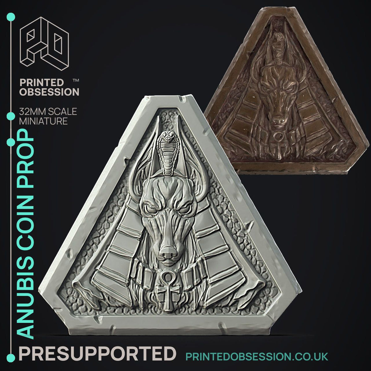 Anubis Coin - The Printable Dragon