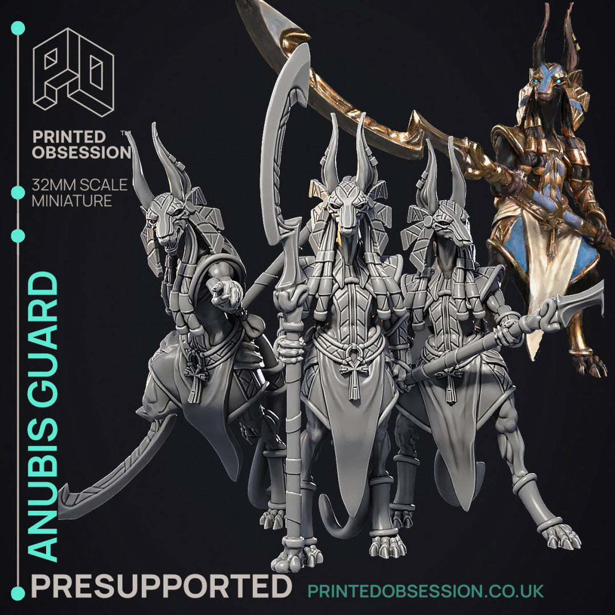 Anubis Guard - The Printable Dragon