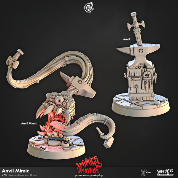 Anvil Mimic 3D-printed model