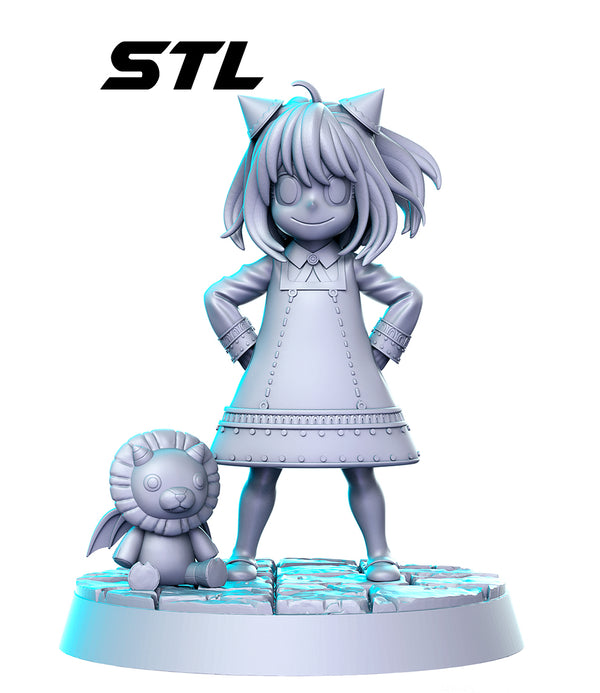 Anya 3D-printed model