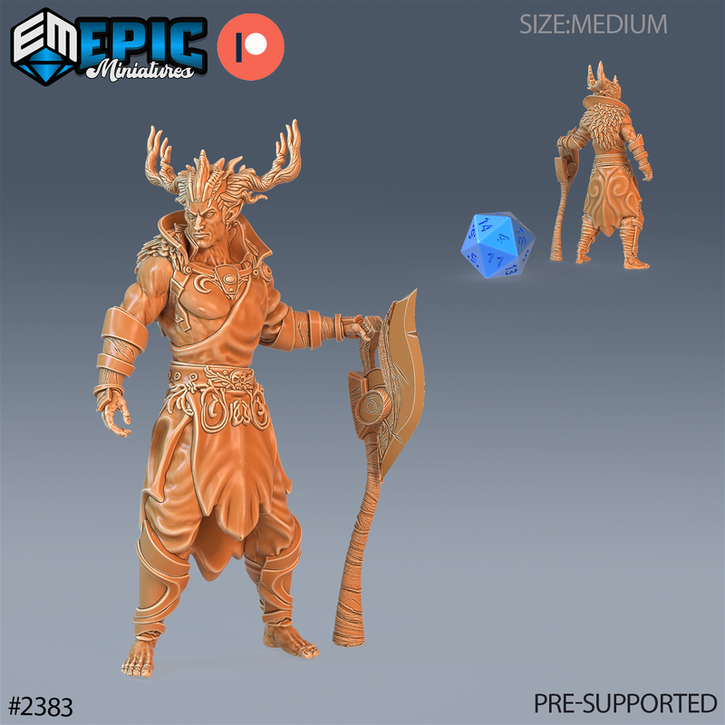 Archdruid 3D-printed model