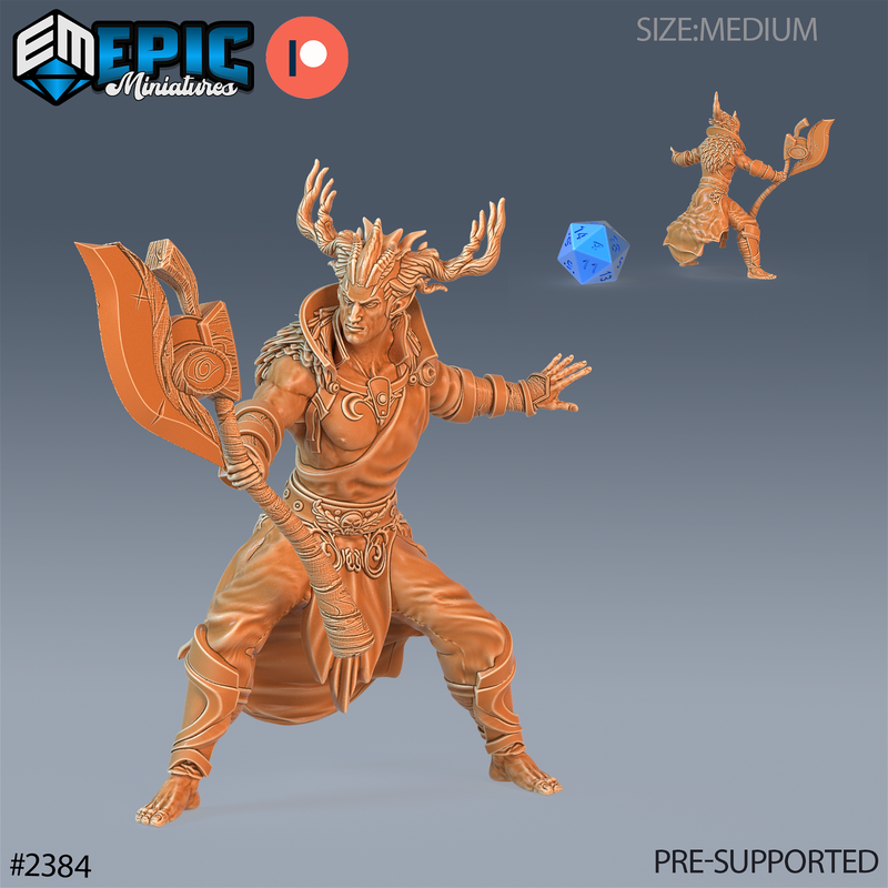 Archdruid 3D-printed model