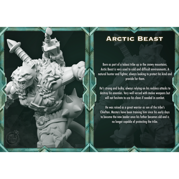 Arctic Beast 3D-printed model