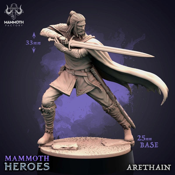 Arethain 3D-printed model