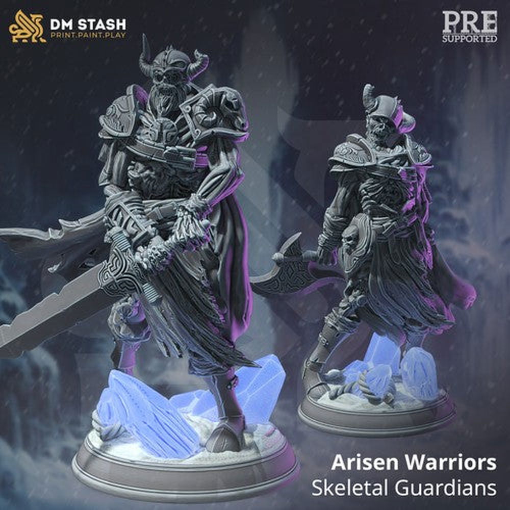 Arisen Warriors Skeletal Guardians - The Printable Dragon