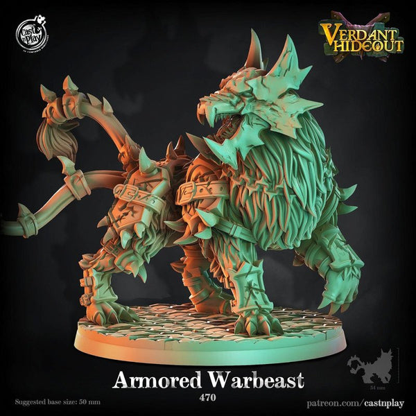 Armored Warbeast 3D-printed model