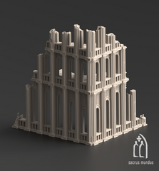 Armoria Corner Ruins B 3D-printed model