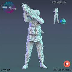 Army Soldier Female - The Printable Dragon