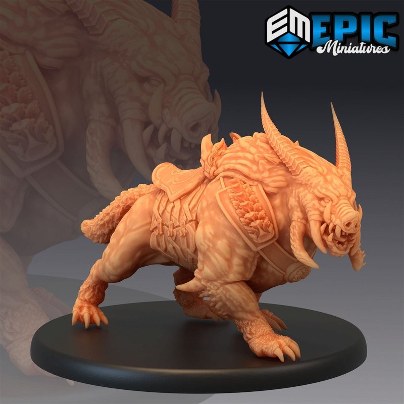 Artic Boar 3D-printed model