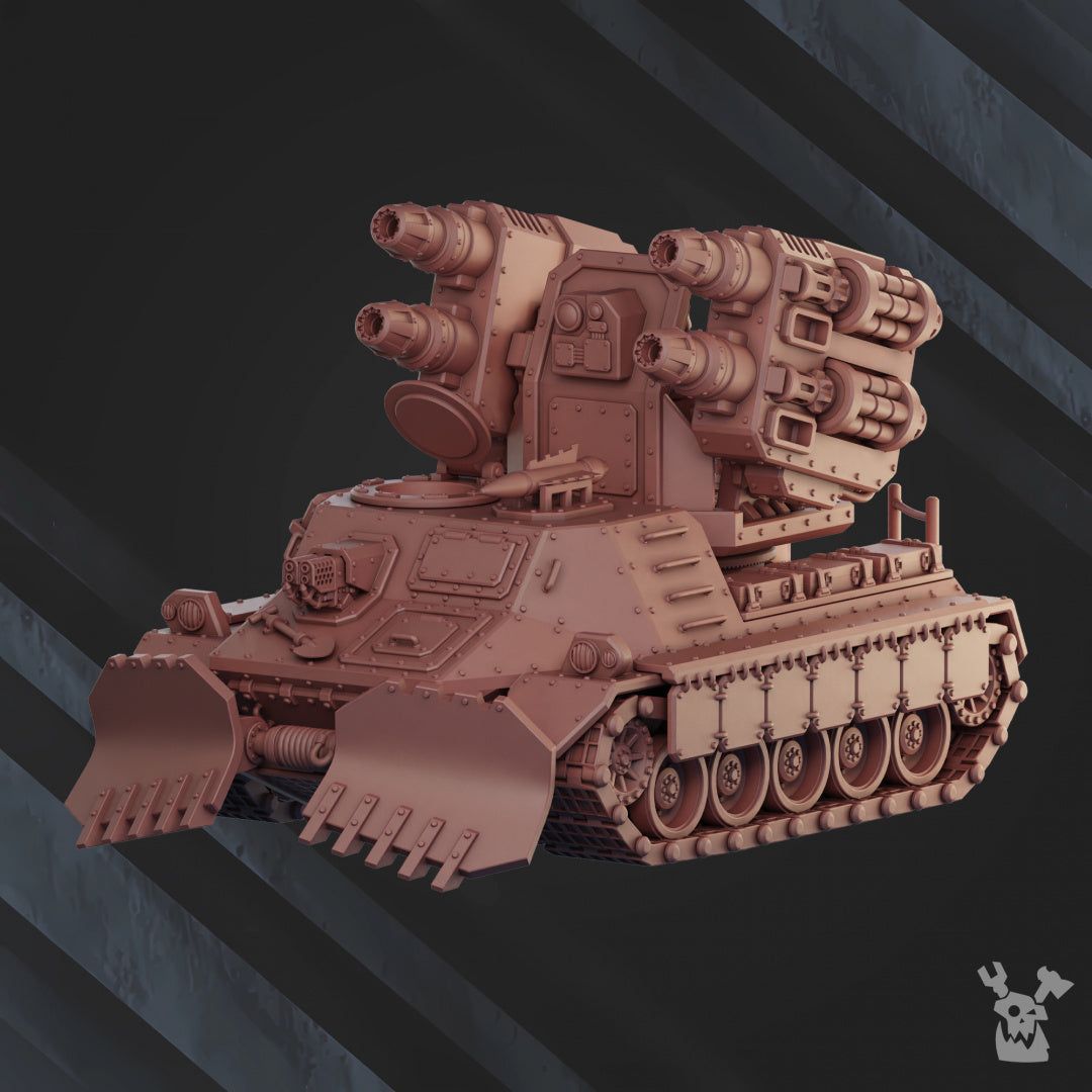 Artillery Tank -Red Napoleon- RN-937 - The Printable Dragon