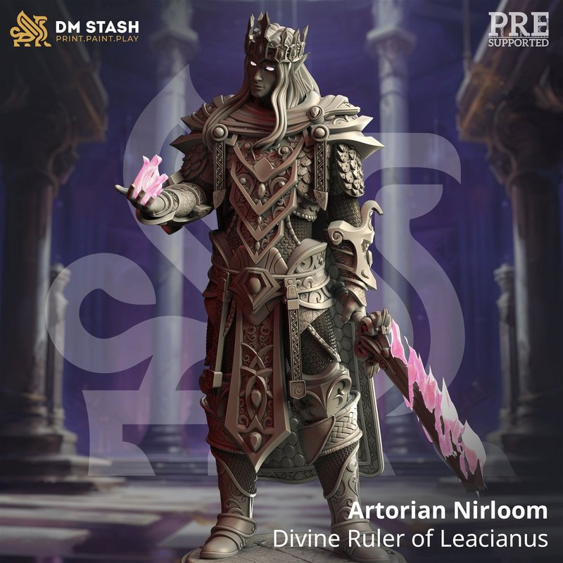 Artorian Nirloom - Divine Ruler of Leacianus 3D-printed model