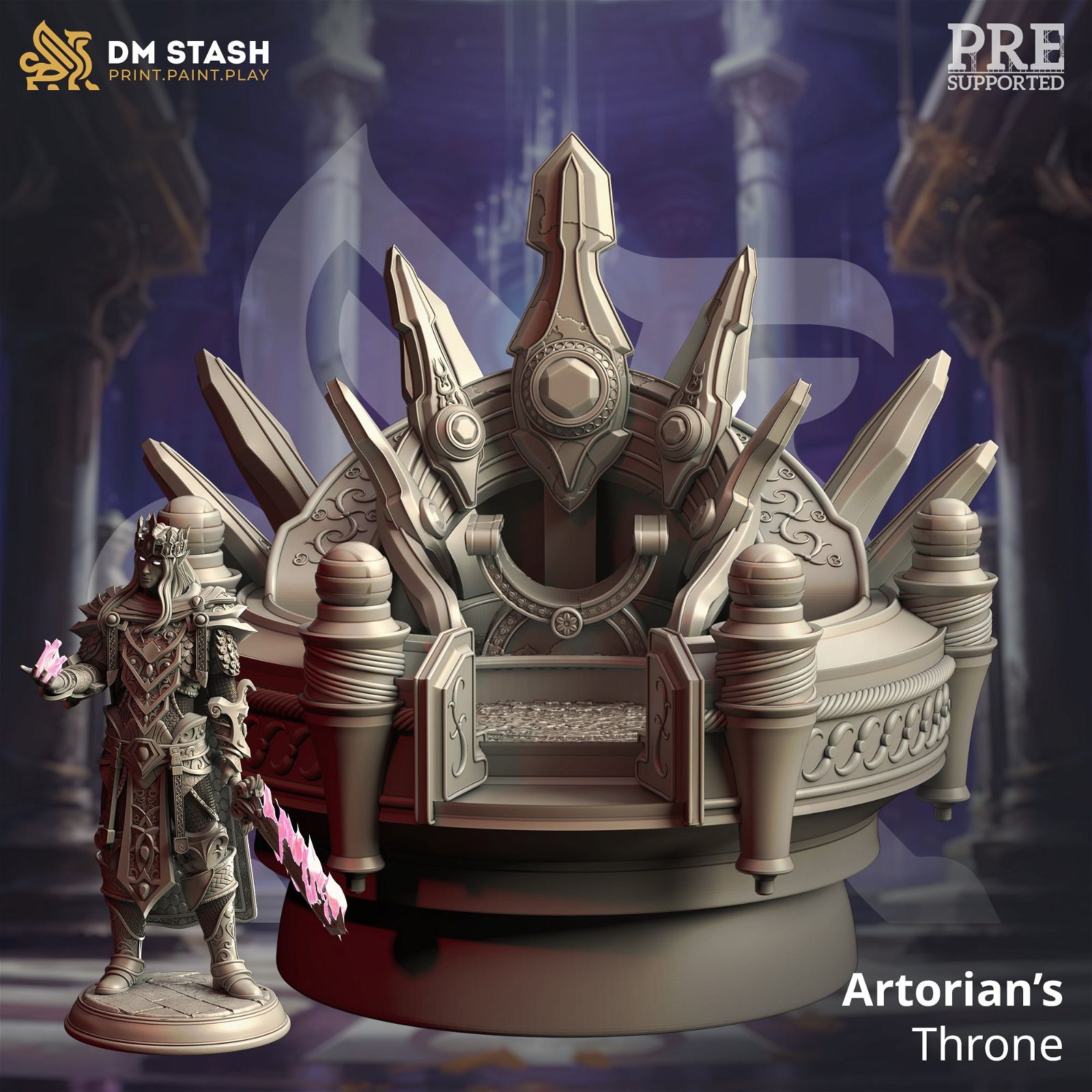 Artorian Nirloom - Divine Ruler of Leacianus - The Printable Dragon