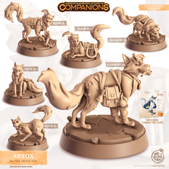 Artox The Arctic Fox 3D-printed model