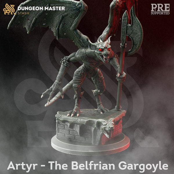 Artyr The Belfrian Gargoyle 3D-printed model