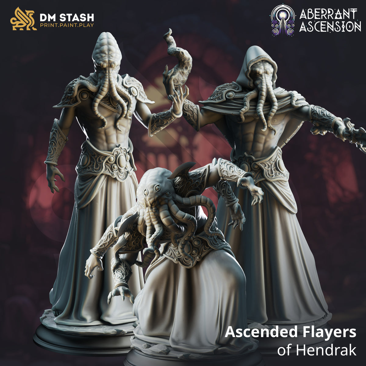 Ascended Flayers of Hendrak 3D-printed model
