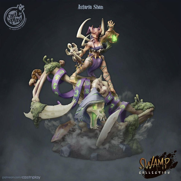Astaria Shan 3D-printed model