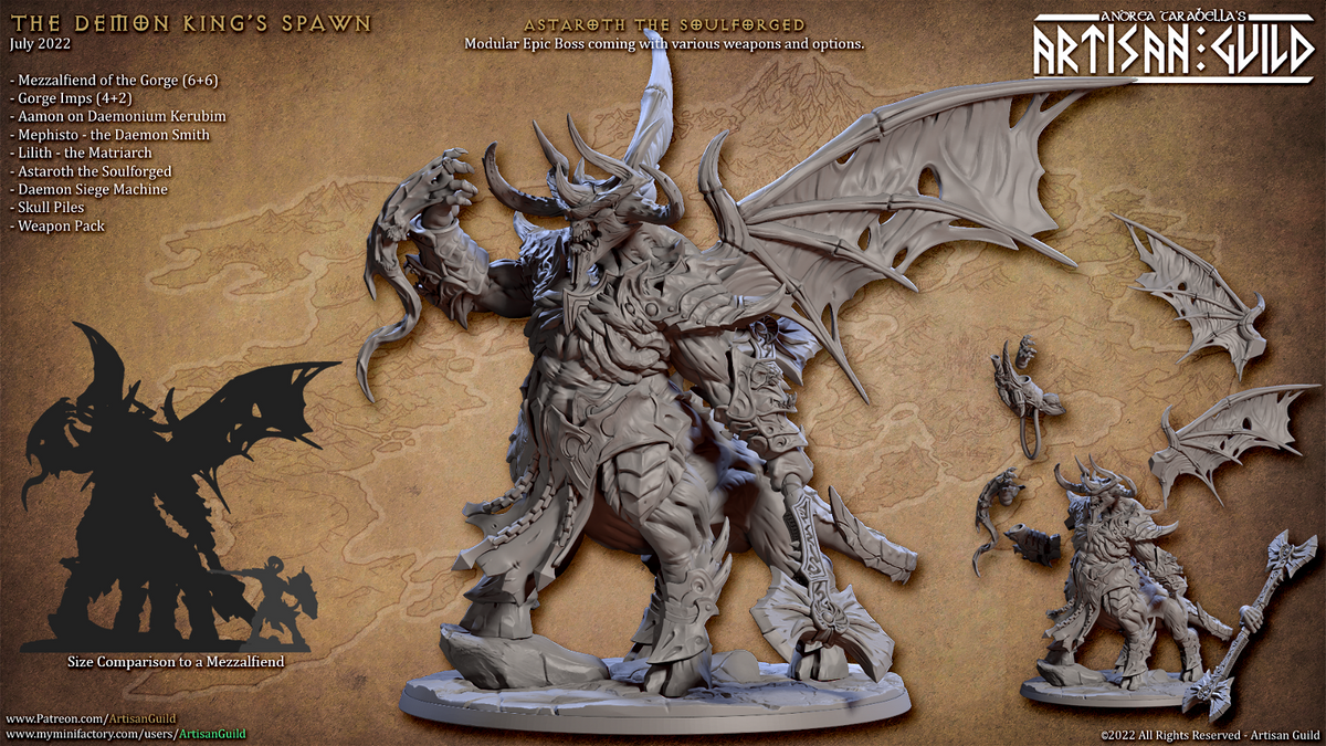 Astaroth the Soulforged - The Printable Dragon