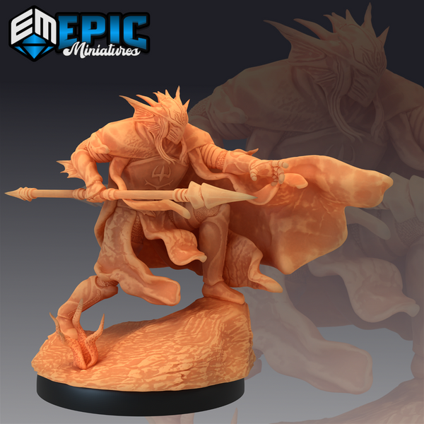 Atlantean Knight 3D-printed model