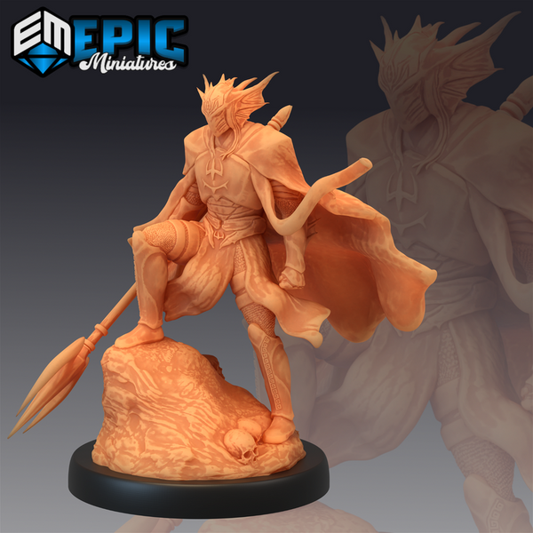 Atlantean Knight 3D-printed model