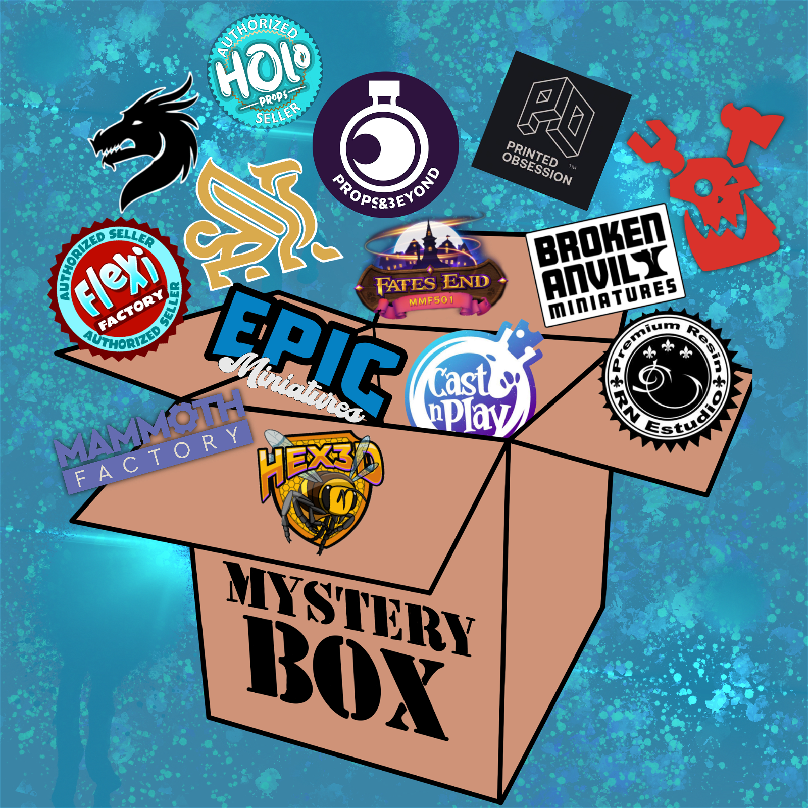 August Mystery Box - The Printable Dragon