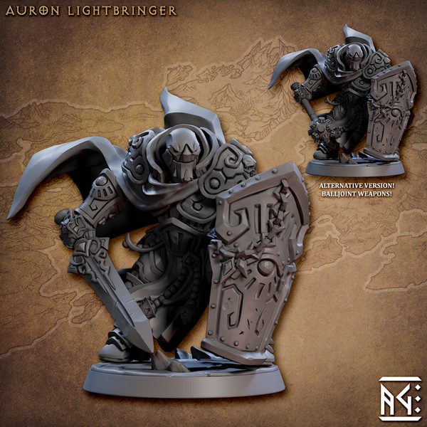 Auron Lightbringer 3D-printed model