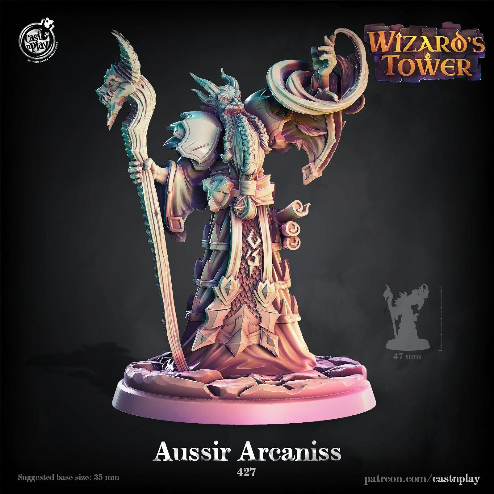 Aussir Arcaniss - The Printable Dragon