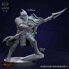 Auxilar Spearmen - The Printable Dragon