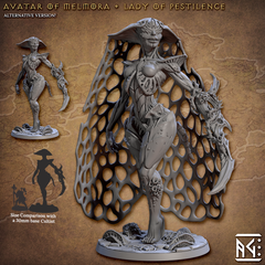 Avatar Of Melmora Lady Of Pestilence - The Printable Dragon