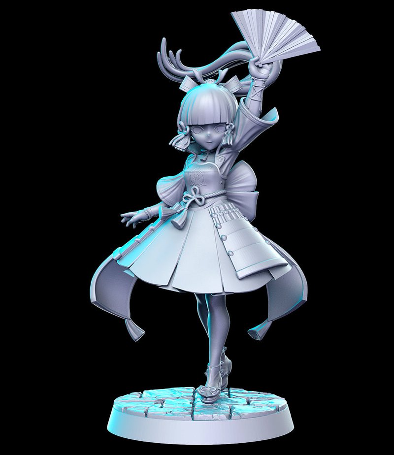 Ayaka 3D-printed model
