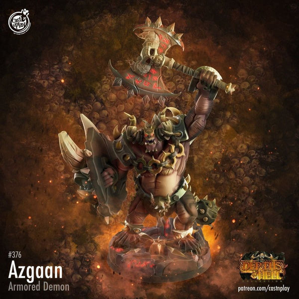 Azgaan 3D-printed model