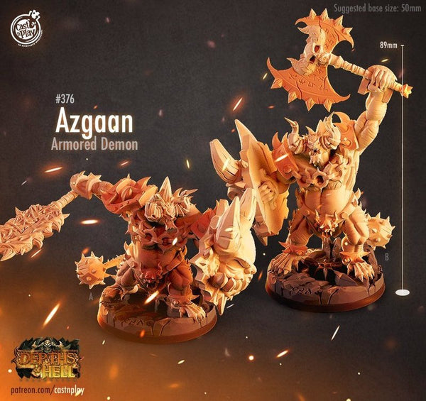 Azgaan 3D-printed model