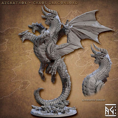 Azgrathok - Chaos Dragonlord 3D-printed model