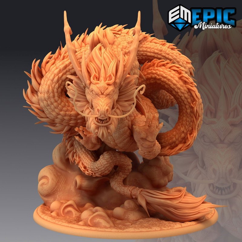 Azure Dragon Of The East 3D-printed model