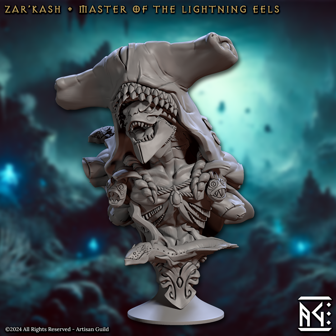 Zar'Kash Master Of The Light Eels Bust