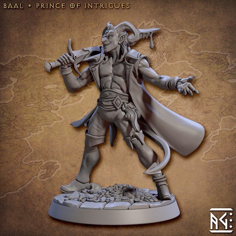 Baal - Prince of Intrigues 3D-printed model